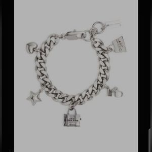 Marc Jacob's charm bracelet silver